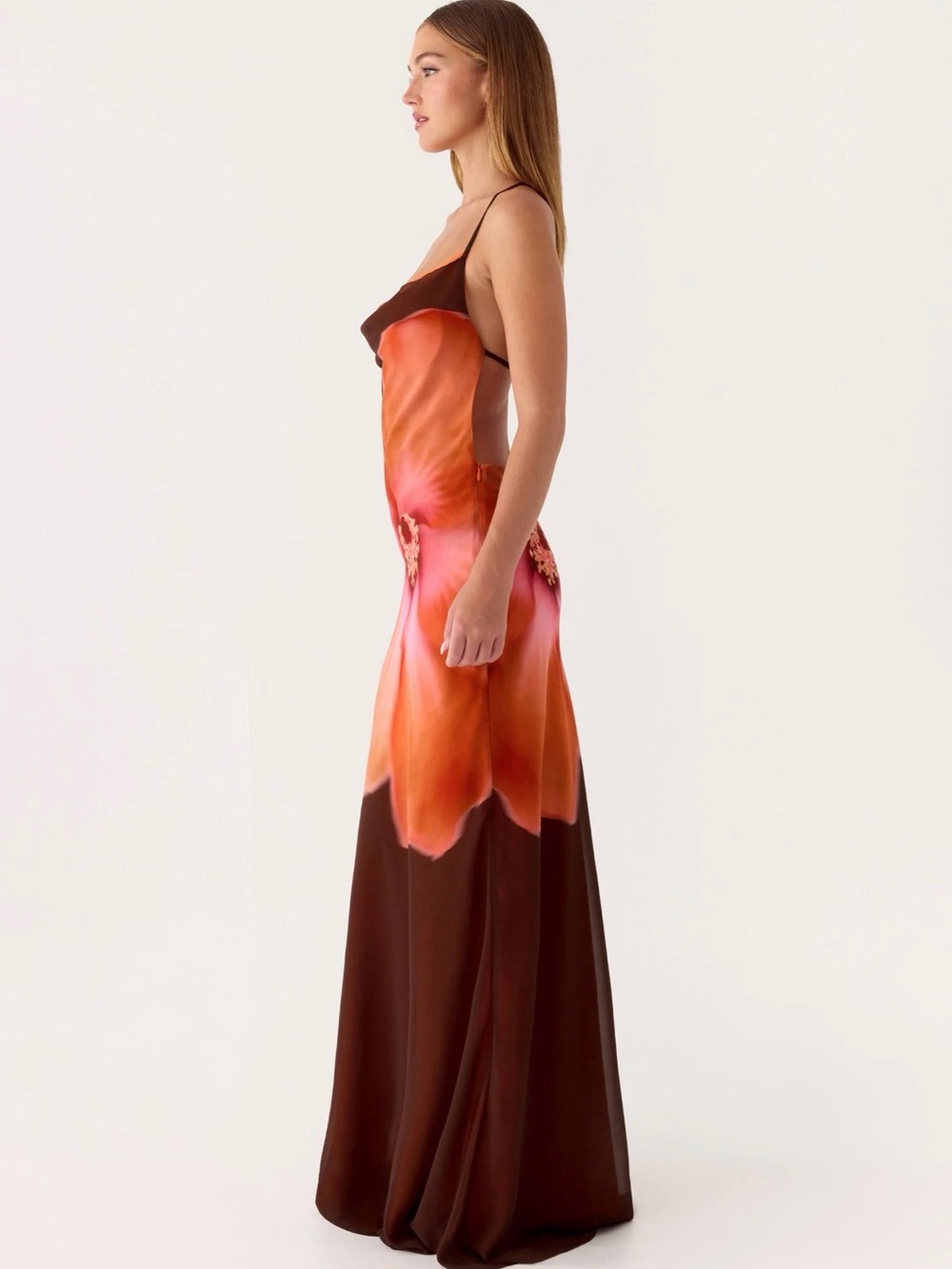 Peppermayo Night Drive Maxi Backless Dress - Picture 3 of 6